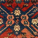 Caucasian Adler, Eagle Kazak Rug 190x113 cm vintage tribal carpet