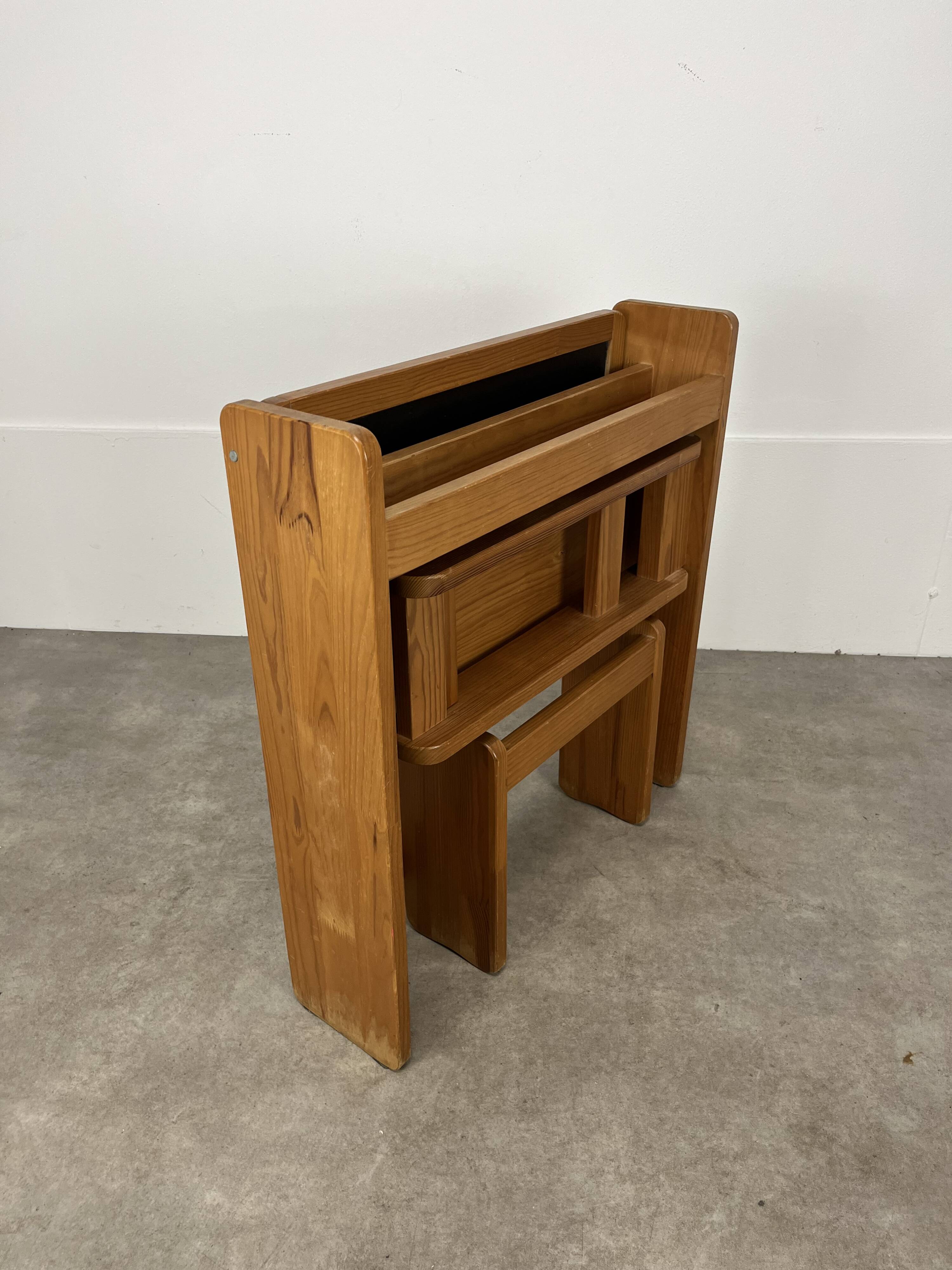 Trama folding pine children's desk, desk