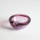 Murano glass purple bullicante trinket bowl, 1960s