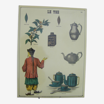 Metal advertising plate "Tea"