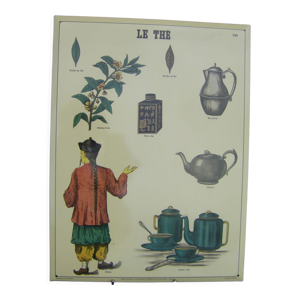 Plaque publicitaire métallique