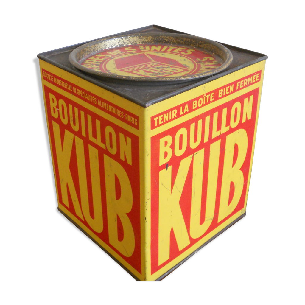 Boite ancienne Bouillon Kub Selency