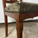 Duo of art deco chairs
