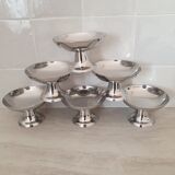 6 stainless steel 18/10 dessert bowls