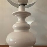 Vintage lamp globe vichy and ceramic 70s