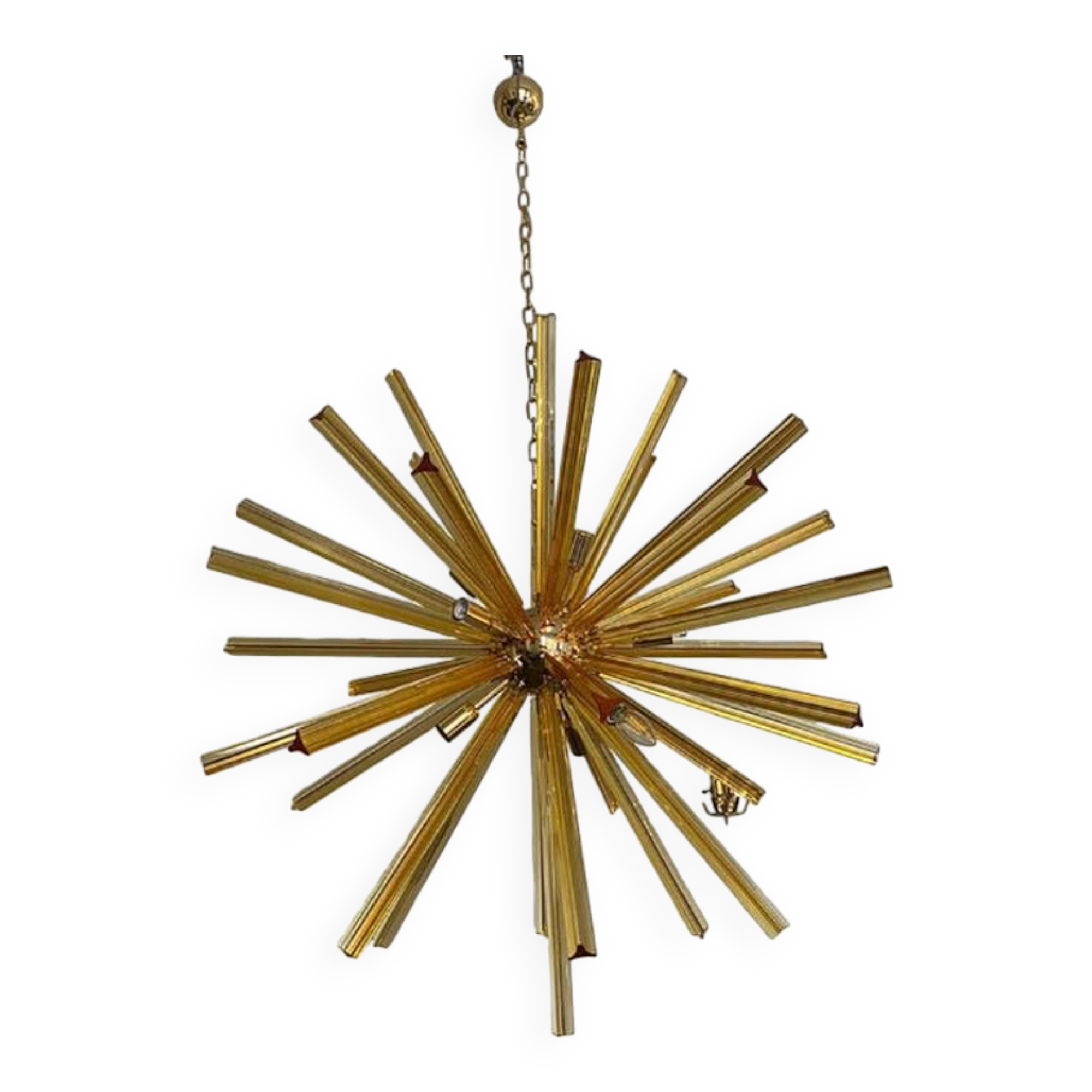 Sputnik Chandelier in Murano Glass Style From Italy