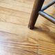 Scandinavian wood and rope stool