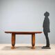 Art Deco table in rosewood and thuya burl.