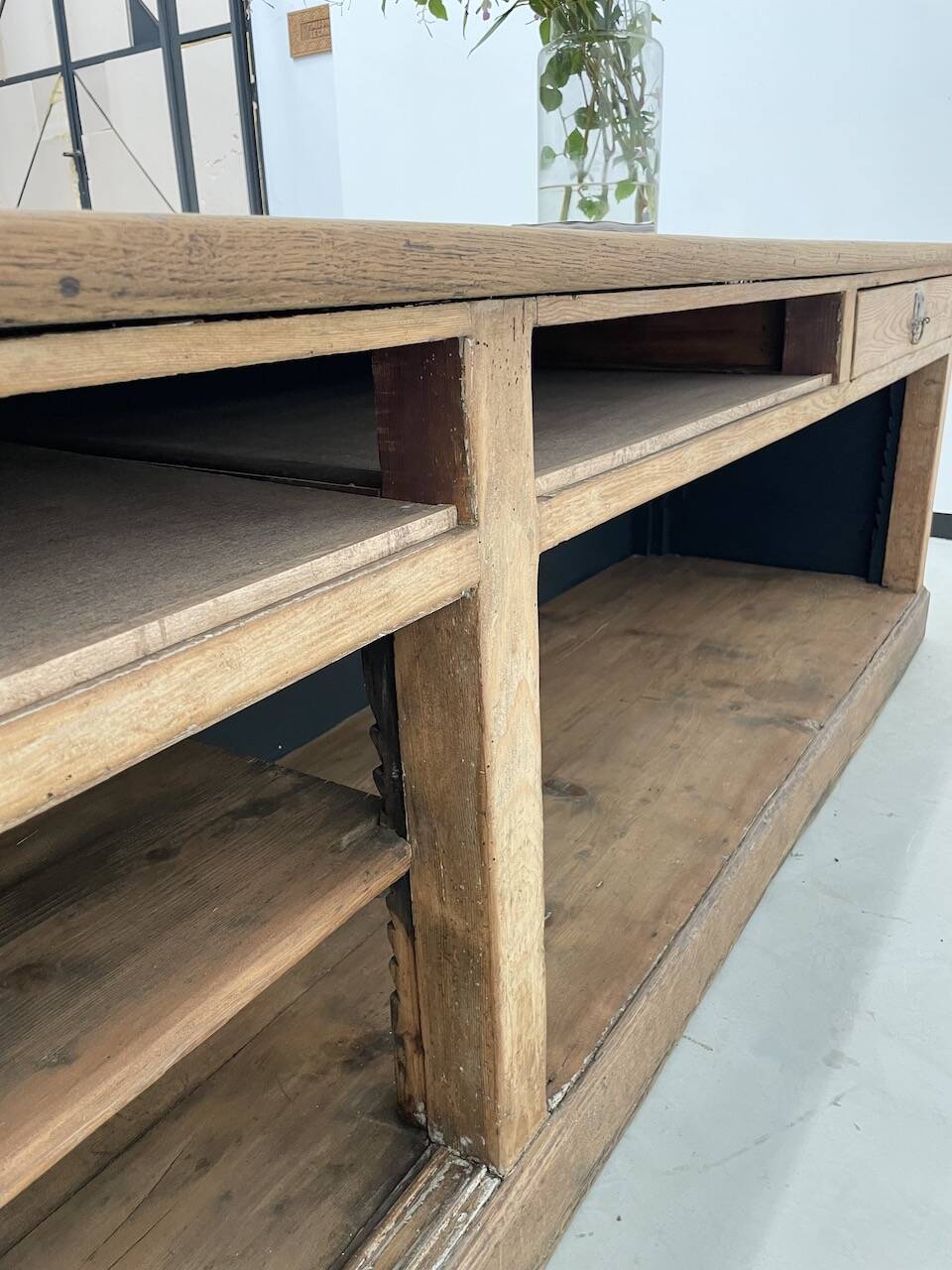 XXL oak and pine counter 350cm