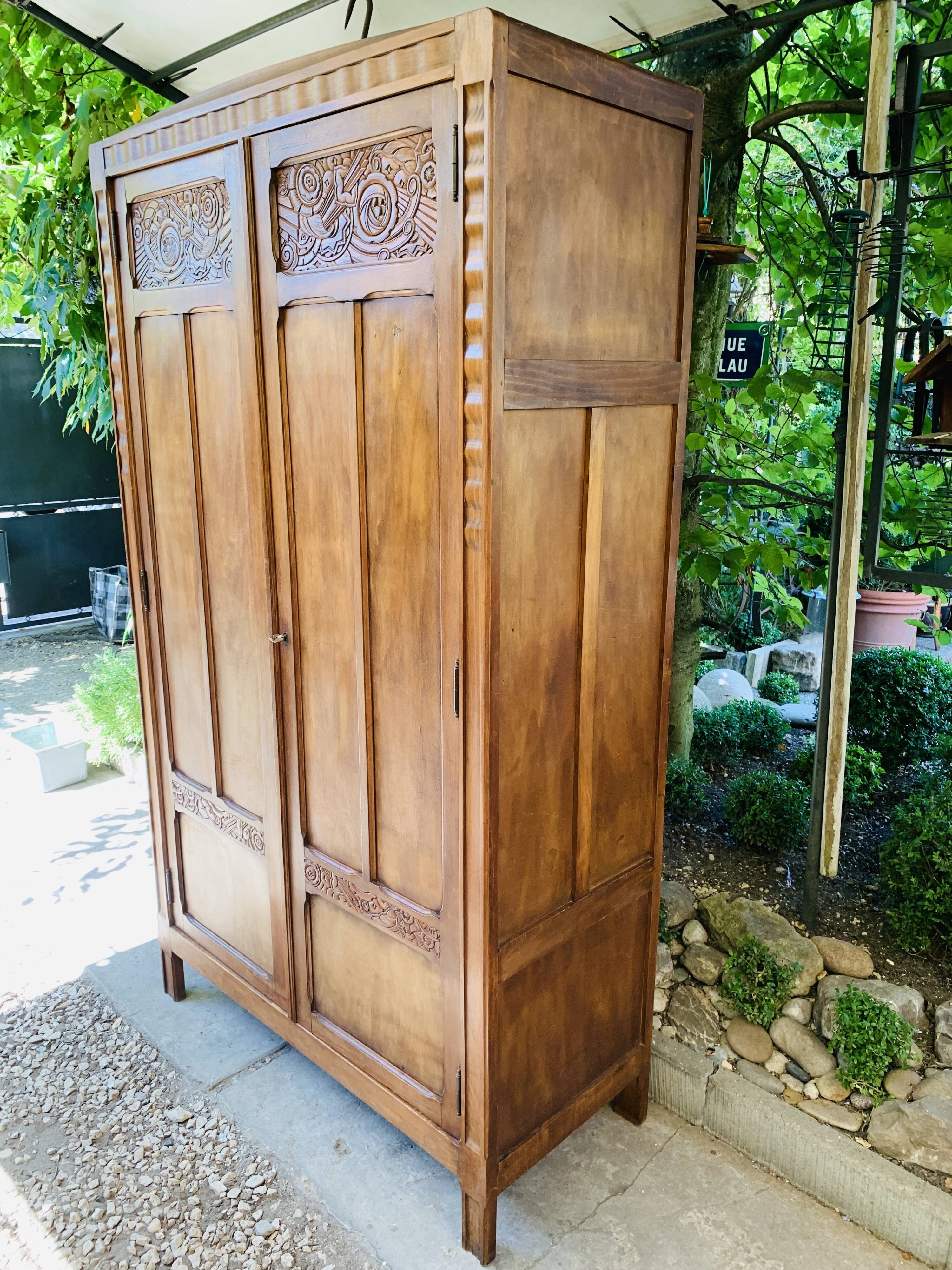 Art deco parisian wardrobe