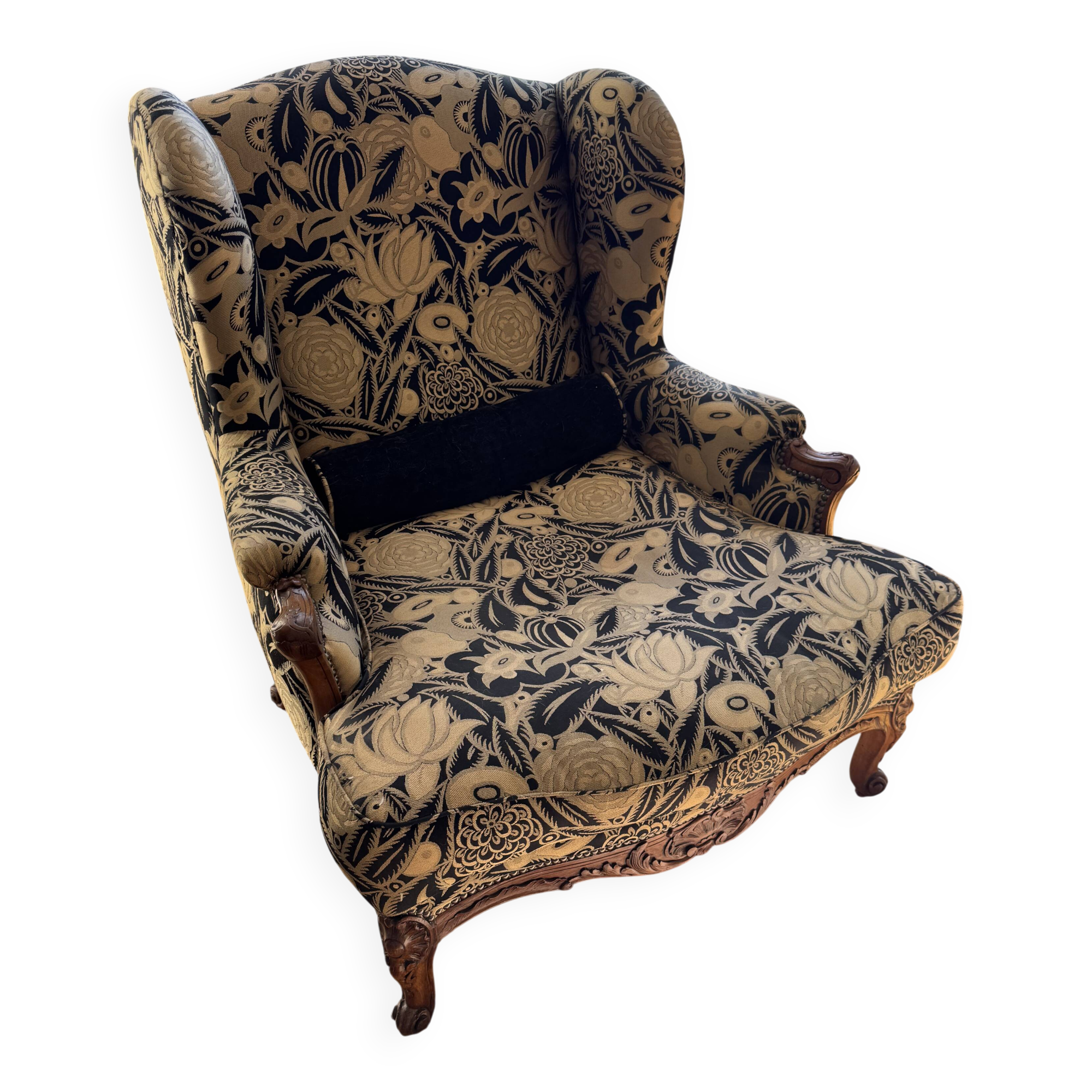 Louis IV armchair - Prelle silk factory