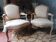 pair of Louis XV style armchairs