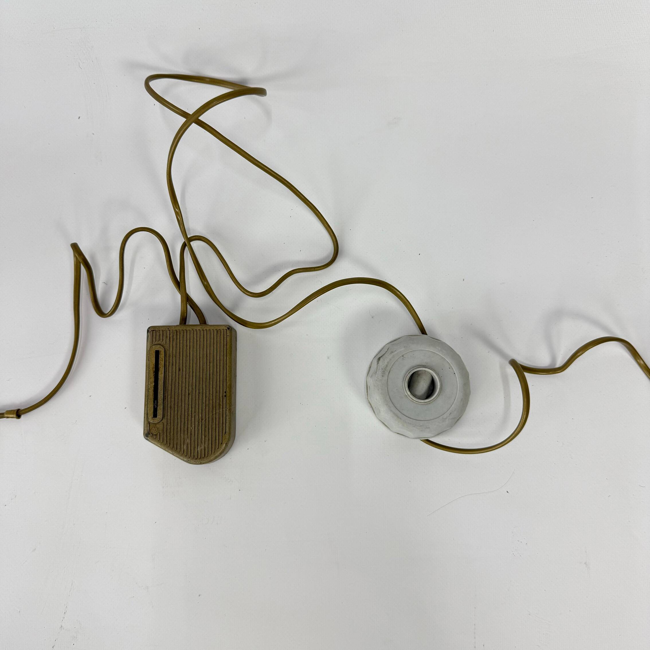 Vintage French Floor Lamp in Brass, 1960s