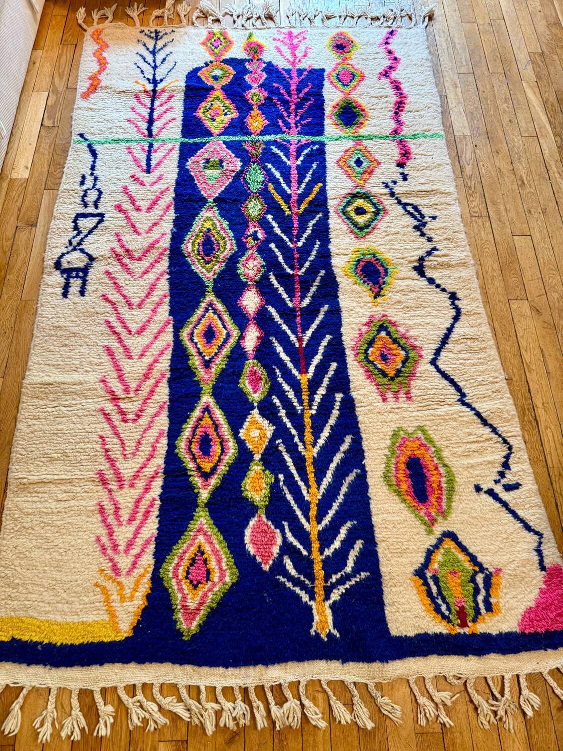 Beni Ouarain Berber rug 100% wool