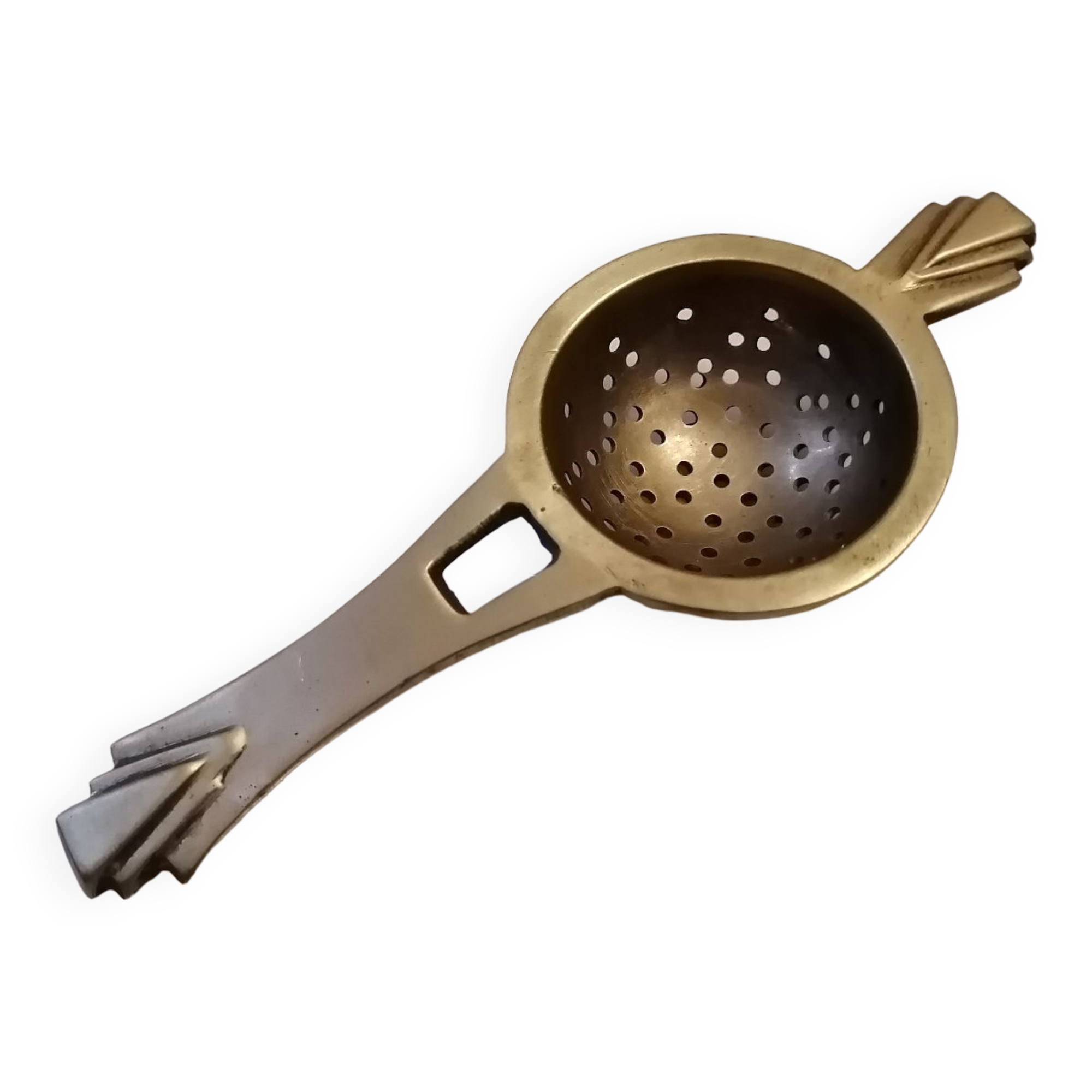 Art deco tea colander