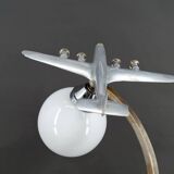 Art Deco / Streamline Moderne "Airplane" propeller lamp, circa 1930-1940