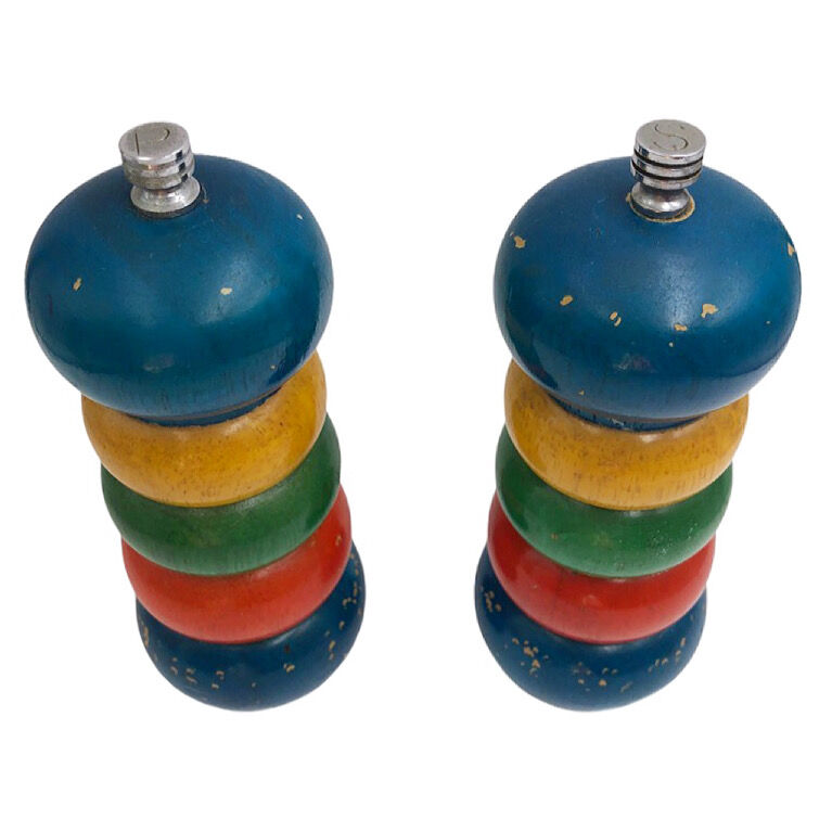 Old pepper and salt mills