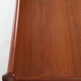 "AT-45" teak serving trolley by Hans Wegner for Andreas Tuck / Mid-century Danish modern design / 1960s