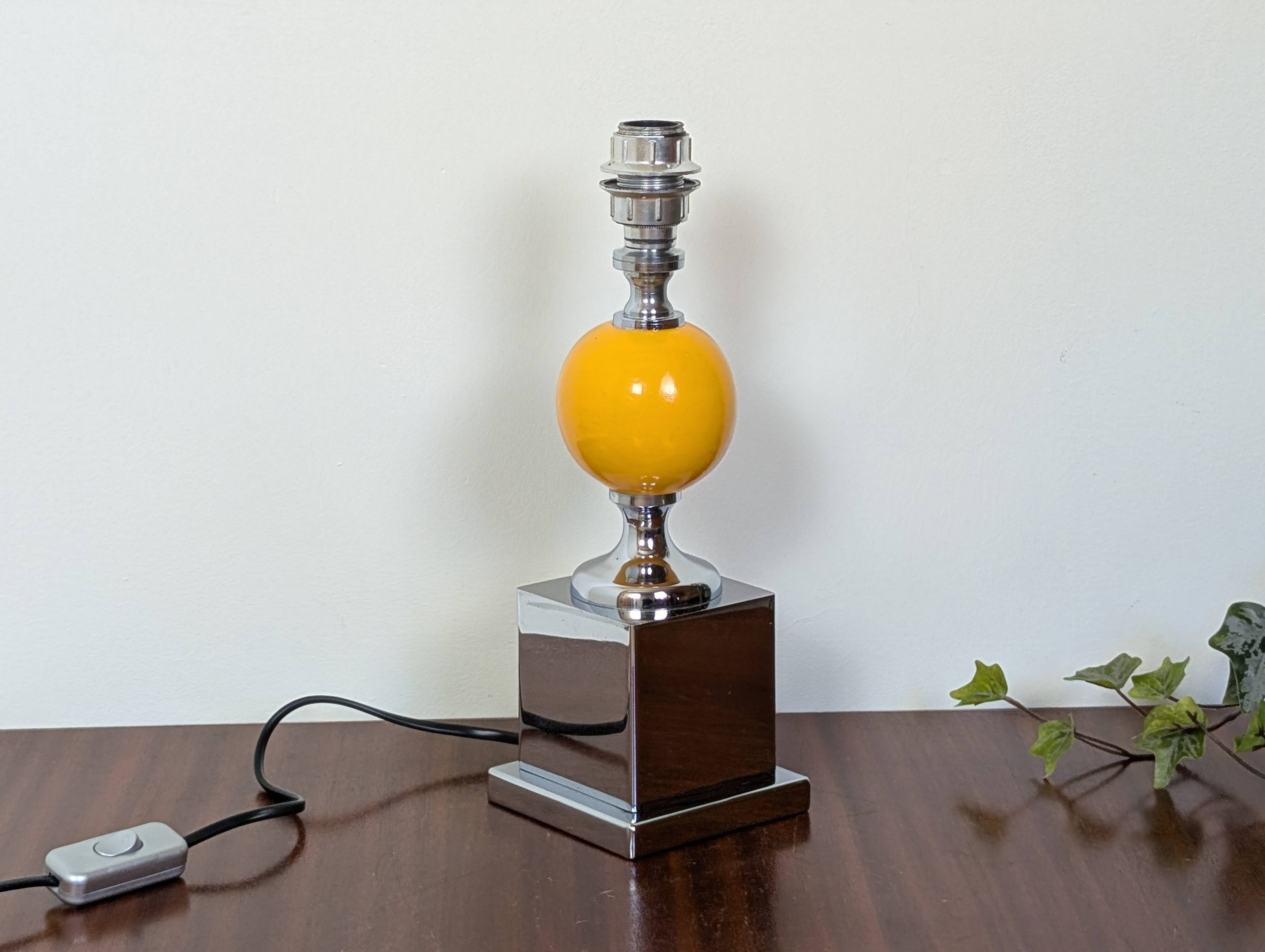 Chrome lamp from the 70s