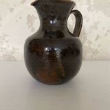 Handmade ceramic pitcher