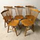 Lot of 05 Baumann chairs model Tacoma Western vintage 1970s