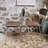 2 formica chairs, 1960s