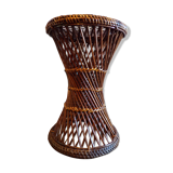 Vintage rattan stool