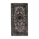Hand-knotted antique turkish 1970s 150 cm x 291 cm black carpet