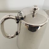 Silver metal coffee maker