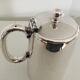 Silver metal coffee maker
