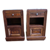 Pair of art deco bedside tables