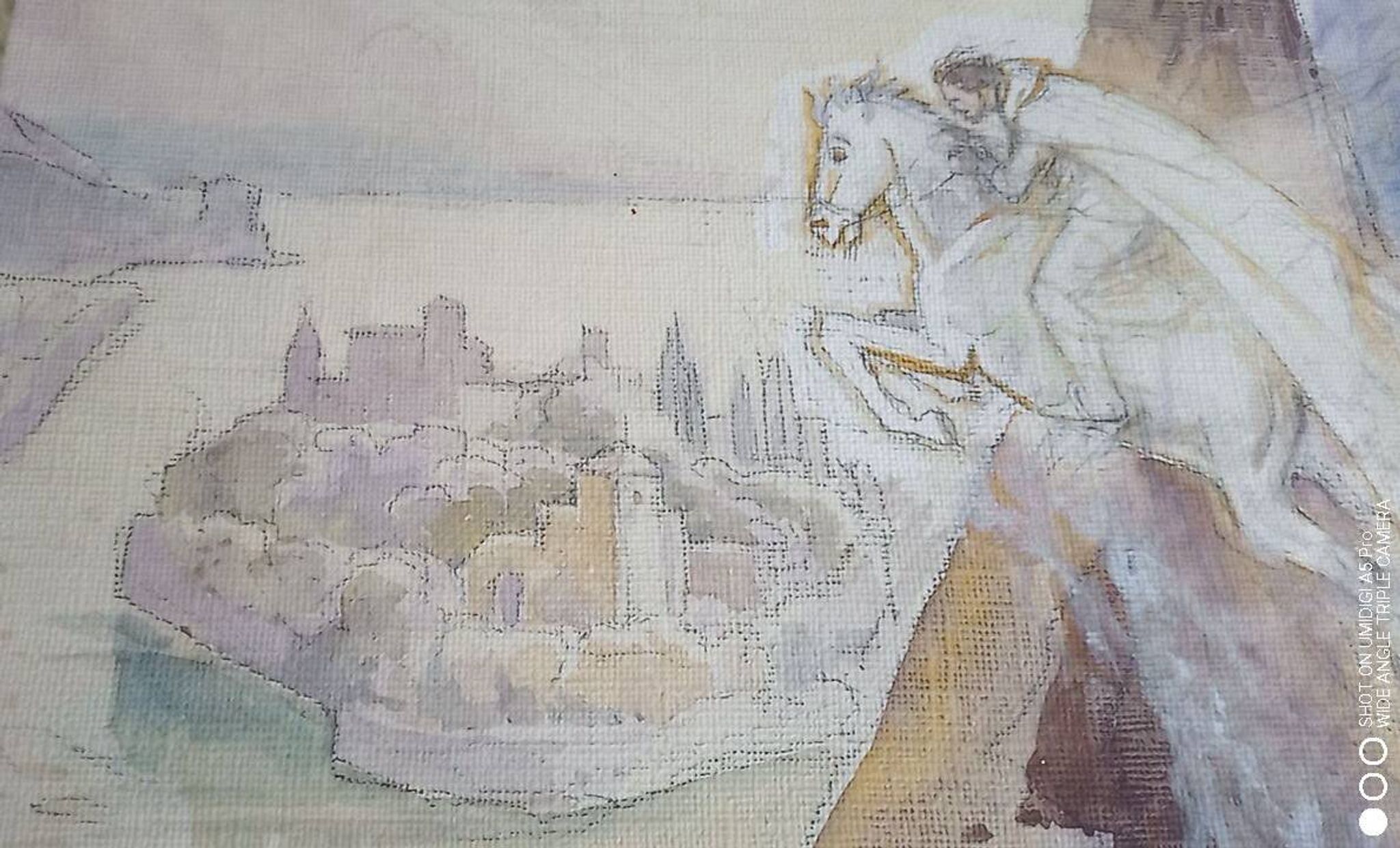 Luc Barbier (1903-1989) aquarelle - 62,5 x 48 cm