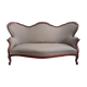 Old Napoleon III mahogany bench