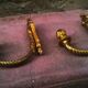Pair of old curtain pads