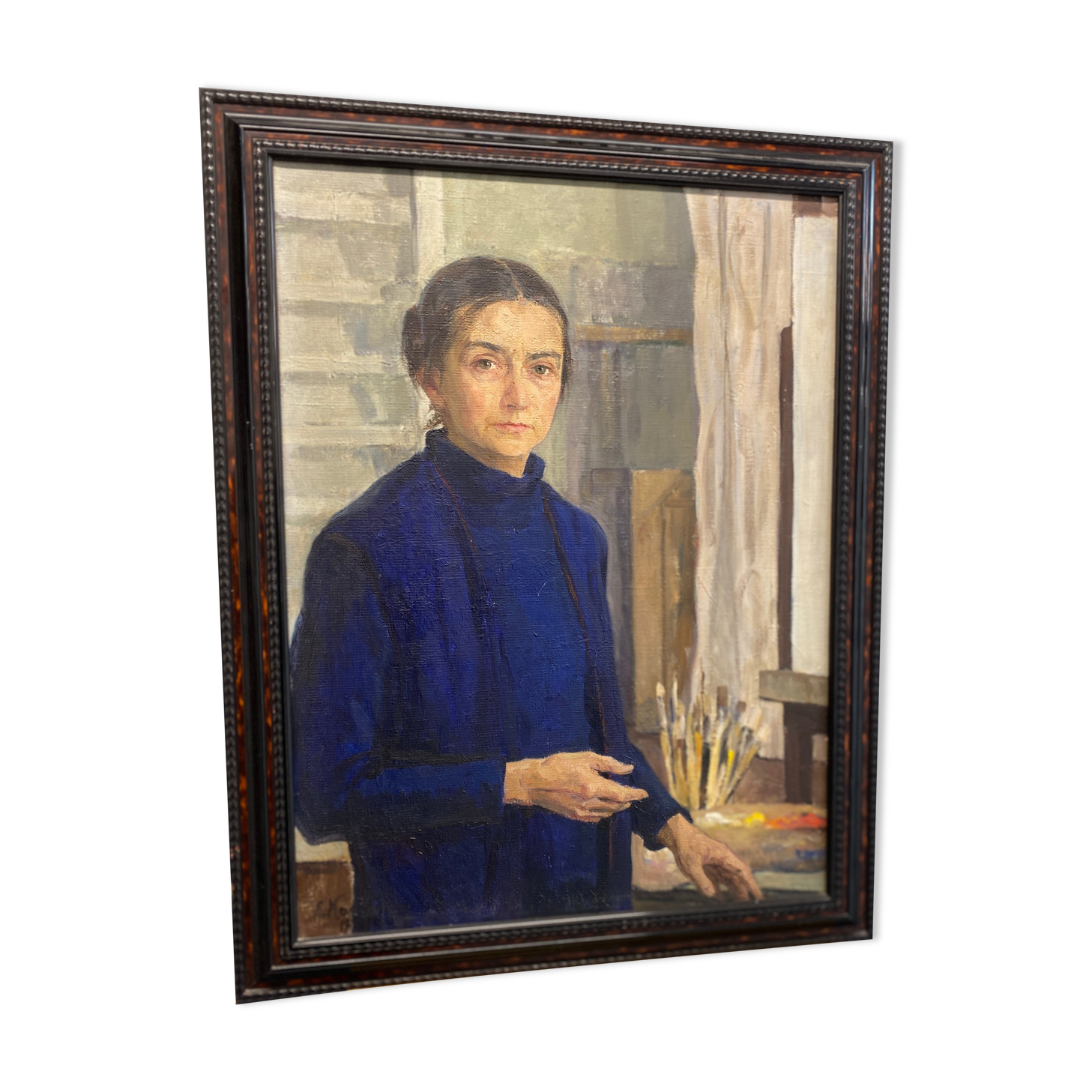Portrait self-portrait of a Russian artist