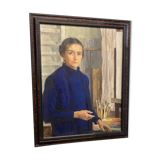 Portrait self-portrait of a Russian artist