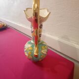 Vase/Pitcher in Belgian ceramic, signed H. Bequet