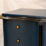 Commode bleue et noire, XXe siècle