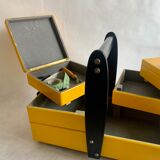 Wooden sewing basket, 1960s