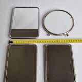 Set of four barber mirrors to be placed or hung