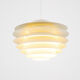Medium white Verona lamp by Svend Middelboe for Nordisk Solar