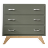 Vintage chest of drawers with compass feet