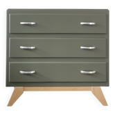 Vintage chest of drawers with compass feet