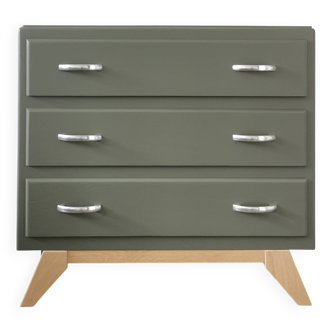 Commode vintage pieds compas