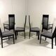 Chaises de salle à manger Tonon Italie par Wolf Schmidt Bandelow années 1980.