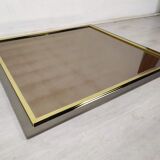 Mirror square brass design