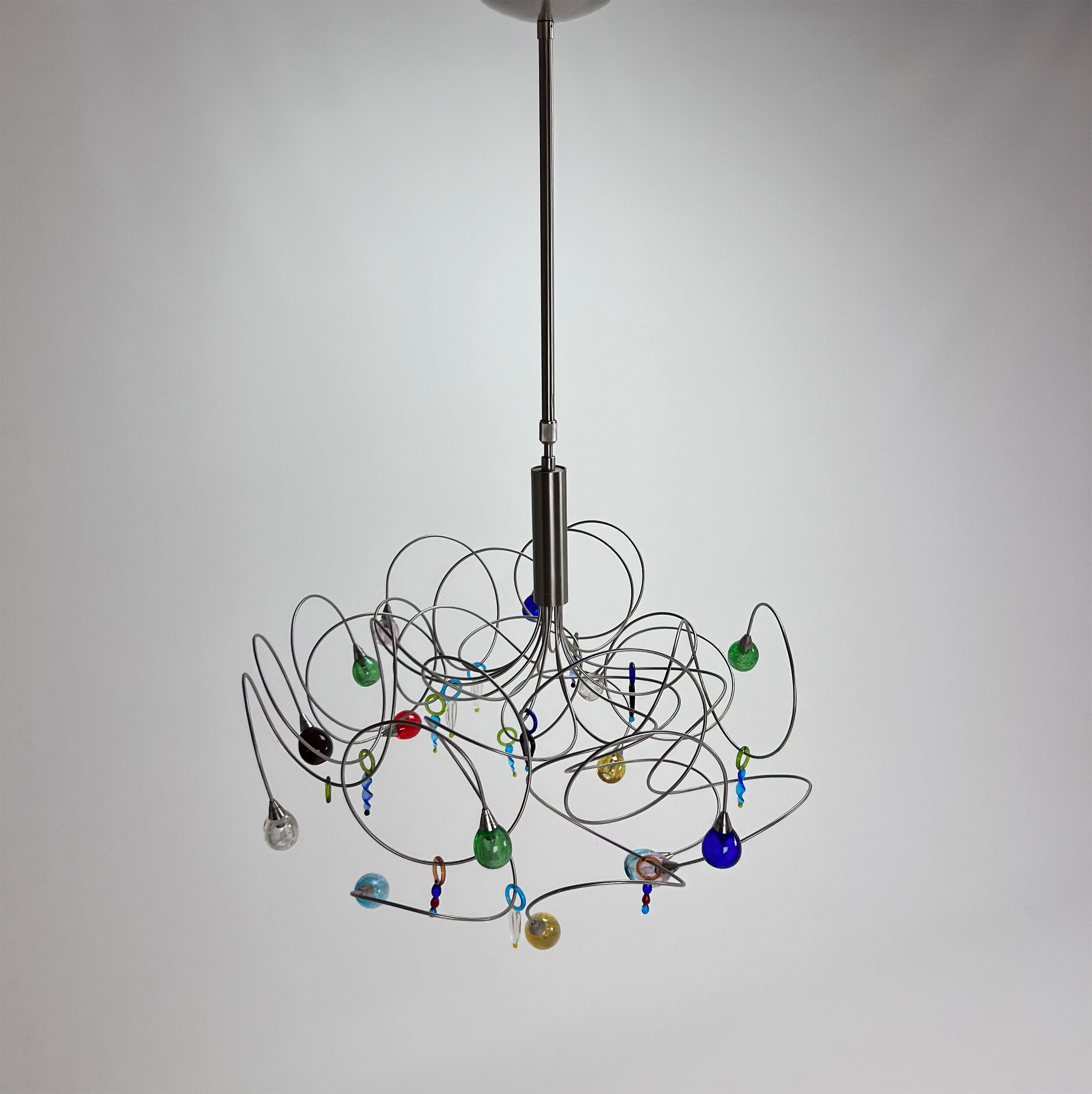 Harco loor strawberry design hanging lamp, 1990s