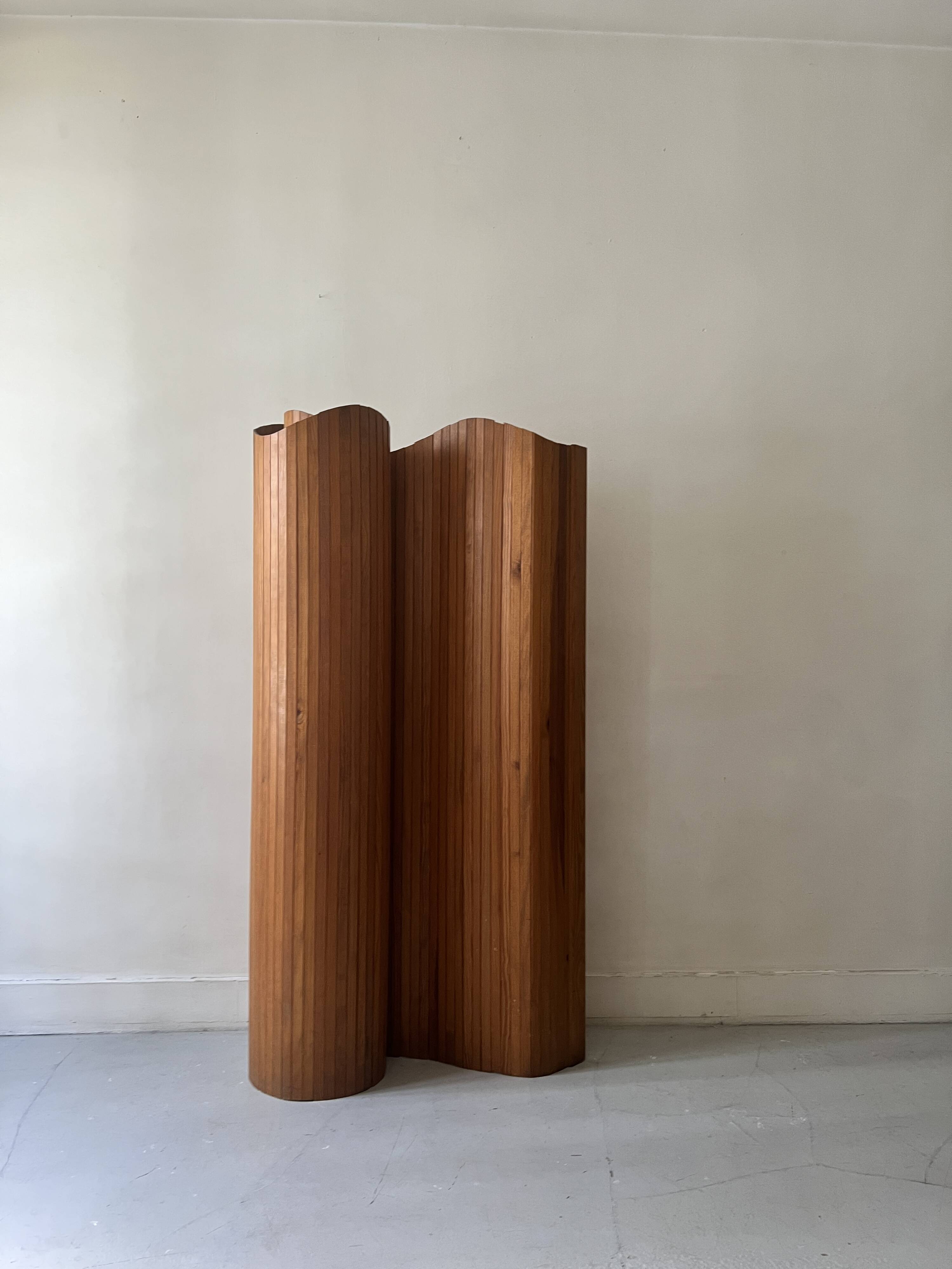 Baumann style modular wooden screen, 1950