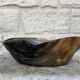 Tribal patterned horn bowl