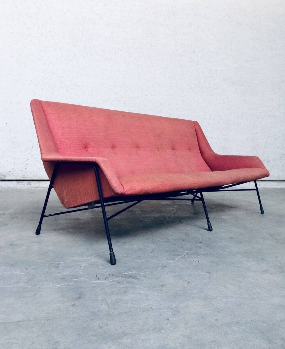 S12 Model 3-Seat Sofa by Alfred Hendrickx for Belform, Belgium, 1958